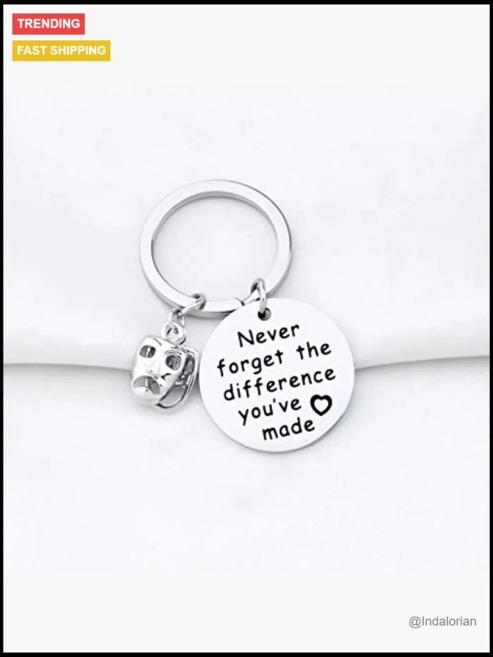 Theatre Keychain Drama Mask Gift Tragedy and Comedy Keychain